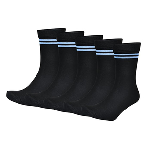 Chaussettes en coton noires antidérapantes, légères, pour le printemps et l'été, usage quotidien, sport, chaussettes courtes pour hommes, best-seller - Product Image 1