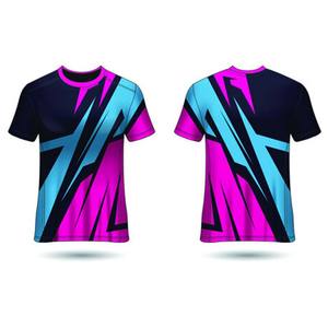 T-shirt à manches courtes pour homme ELIXE SPORTS, coupe décontractée, polyester/coton, style streetwear, séchage rapide, respirant, tricoté - Product Image 6