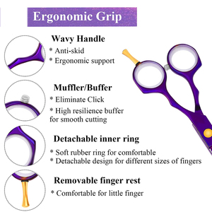 Kit de Peluquería Profesional al por Mayor con Peine y Pinza, Cuchilla de Color Negro de la Mejor Calidad, Kit de Peluquería - Product Image 4