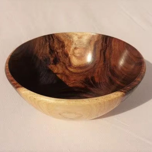 Tazón de Madera de Nogal en Forma de Barco para Verduras, Tazones de Madera para Sushi Hechos a Mano, Platos para Postres y Frutas, Vajilla para el Hogar, Tazón para Ensaladas - Product Image 6