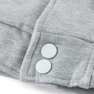 Veste de sport à capuche en laine/coton de haute qualité pour hommes, faible MOQ, service OEM, respirante, logo personnalisé sur le devant - Product Image 6