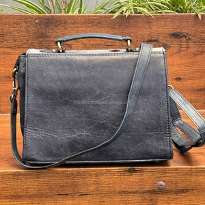 Nouveau populaire usine personnaliser de haute qualité femmes à la mode peau de vache sac à bandoulière en cuir véritable sac de messager une épaule sac à main - Product Image 4