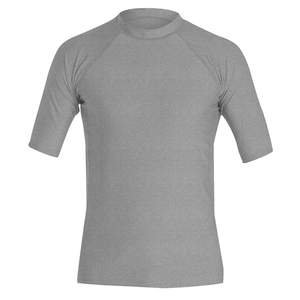 เสื้อแรชการ์ดแขนยาวสำหรับผู้ชาย สีน้ำเงิน พิมพ์ลายทรอปิคอล UPF 50+ ป้องกันแสงแดด เสื้อว่ายน้ำแขนยาว ผ้ายืดสแปนเด็กซ์โพลีเอสเตอร์ - Product Image 5