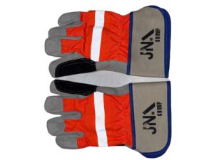 Gants de travail en cuir renforcés à double paume Gants de gréement de sécurité Gants de gréement canadiens en cuir - Product Image 3