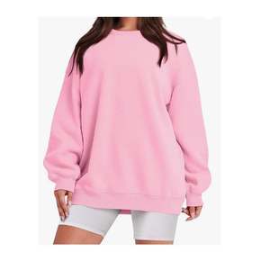 Sudadera de Mujer de Manga Corta con Cuello Redondo, Diseño Ecológico Transpirable con Forro y Hombros Caídos, con Opciones de Marca Personalizada - Product Image 1