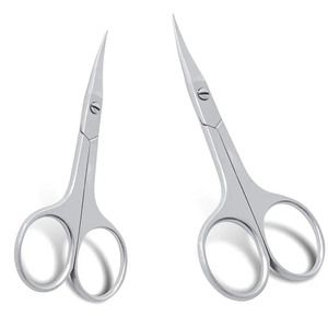 High Quality Nasal Hair Scissors Safety Stainless Steel, <b>Safe</b> Nasal & Ear Hair Trimming Scissors, Beauty Care <b>Tools</b> - Product Image 6