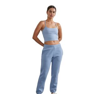 Pantalon de jogging pour femme, coupe slim, taille élastique, en molleton de coton confortable et épais – Collection Hiver – Grande Vente - Product Image 2