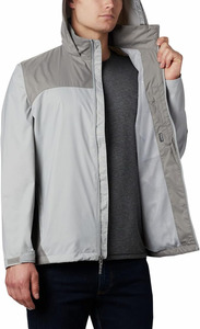 Custom Men's Plus-Size Breathable Hooded Rain Jacket Waterproof Windproof Windbreaker Zipper for Outdoor <b>Cycling</b> Hiking Summer - Product Image 6