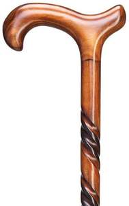 Bâton de marche en bois massif, fait main, design moderne et personnalisé, écologique, de bonne qualité, pour homme et femme, à bas prix par UO - Product Image 4