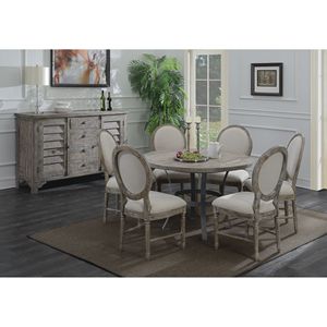 Wallace & Bay Ludin Taupe porta a Buffet eleganti mobili per sala da pranzo - Product Image 5