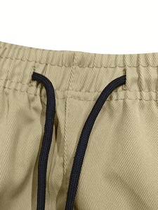<b>Men's</b> Performance Polyester/Cotton Cargo <b>Overalls</b> Anti-Wrinkle Breathable Anti-Shrink Features Button Fly Closure Elastic Waist - Product Image 4