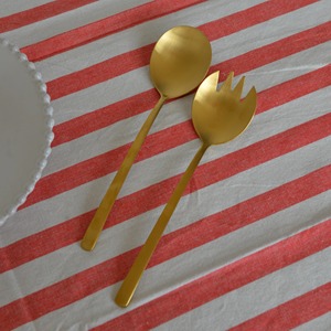 ชุดช้อนส้อมโลหะทันสมัยสำหรับเสิร์ฟสลัดและพาสต้า - Product Image 5