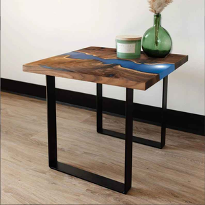 ท็อปโต๊ะเรซิ่นใสลายไม้วอลนัทจีนและไม้ฮิคกอรี่สำหรับธุรกิจขายส่งในครัว - Product Image 1