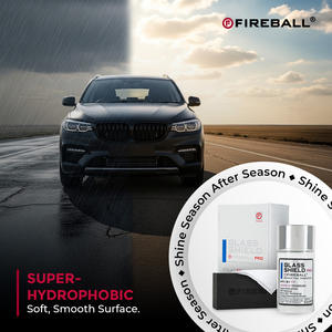 Fireball Ceramic Glass Shield Pro 50ml Revêtement de verre hydrophobe avancé Fort effet de goutte d'eau Durabilité 1 an - Product Image 2
