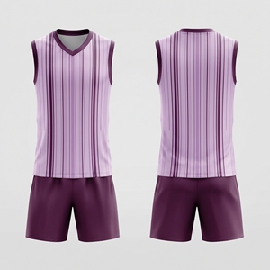 Conjunto de Uniforme de Voleibol Sublimado Profesional Bolster Industry - Jersey sin Mangas y Pantalones Cortos Personalizados que Absorben la Humedad - Product Image 4
