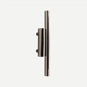 Hot Selling Black Nickel <b>Brass</b> Color Exterior Out Door Handle Metal Office School Restaurant Hotel Hospital Pull Handle T-Bar - Product Image 2
