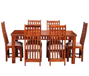 High Quality Modern Luxury Royal Restaurant Furniture Solid Teak Wood <b>Dining</b> <b>Table</b> 6 Chair for Home Restaurant Sets - Product Image 3