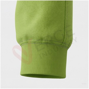 Conjunto Deportivo Verde para Hombre, Manga Larga, Cuello Alto, Cierre de Cremallera Frontal, Color Sólido, Transpirable, Corte Regular, Ropa Casual de Otoño - Product Image 6