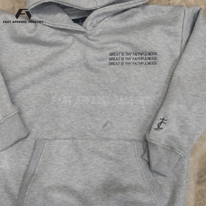 Nouveauté, qualité supérieure, service OEM, logo et style personnalisés, sweat-shirt à capuche à bords bruts avec bande réfléchissante noire - Product Image 5