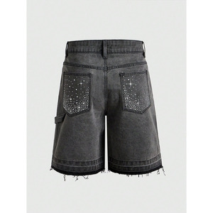 Adjustable Rate Men Rhinestone Short Fully Customized Designs Top Trending Breathable Men Rhinestone Short with Premium Quality - Product Image 2