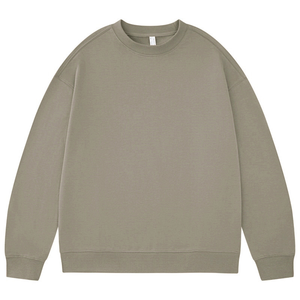 Sweat-shirt pour homme en coton premium, col rond, pull décontracté, doublure en polaire, écologique, logo personnalisé, marque privée, OEM, vente en gros, USA - Product Image 1