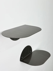 7. Étagères flottantes décoratives en métal pour le rangement mural de la maison ou du bureau - Product Image 3