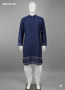 Colección de Kurta de Manga Larga y Pijama de Algodón con Trabajo de Hilo y Lentejuelas, Seda Pesada de Primera Calidad, Fabricante de Surat - Product Image 4