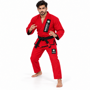 Uniforme de Jiu Jitsu Personalizado MANGOES FASHION, Pantalones BJJ Gi, Tela de Algodón Premium de 440g, Absorbente de Humedad, Antibacteriano, Reforzado - Product Image 1