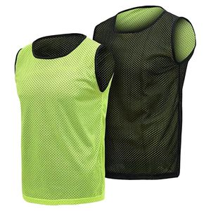 Custom made USA Reversible Sports <b>Bibs</b> Lightweight Breathable Mesh <b>Training</b> Vest Double Sided Pinnies for Team Practice - Product Image 4