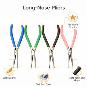 Pinzas Profesionales de Boca Plana para Extensiones de Cabello, Herramienta de Precisión para Trabajos con Cuentas, Precio de Fábrica OEM, Uso en Salón - Product Image 6