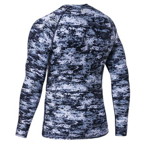 Breathable Men Long Sleeve Performance Rash Guard Athletic <b>Compression</b> <b>Shirt</b> for Swimming <b>Gym</b> Training and Outdoor Fitness - Product Image 5