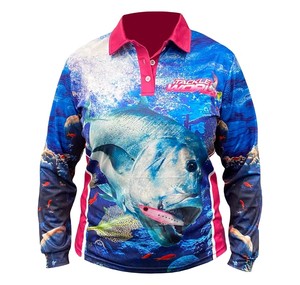 Camiseta de Pesca para Hombre con Logotipo Personalizado, UPF 50, Algodón Suave y Transpirable, Proveedor OEM, Camiseta de Alta Calidad para Pescadores - Product Image 6