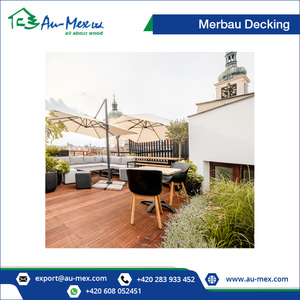 Merbau Wood <b>Decking</b> 25x145-Modern Reeded Grooves Design High Quality - Product Image 4