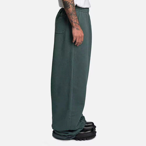 Popular Design High Quality Baggy Sweatpants Straight Casual <b>Canvas</b> Mid Waist Hot Selling - Product Image 2
