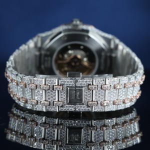 Reloj Mecánico Automático de Acero Inoxidable de Lujo para Hombre, Esfera Redonda de 40 mm, Cristal de Zafiro, Visualización de Fecha Analógica, Brazalete de Moda - Product Image 5