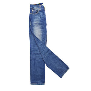 100% coton hommes de haute qualité personnalisé Denim Cargo pantalon Style Streetwear avec motif solide larme et bouffée impression conception - Product Image 3