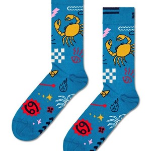 BNSB SPORT Nouvelle conception Chaussettes bleues à motif de crabe imprimé numériquement Respirantes Tricotées Chaussettes d'été pour hommes 2026 - Product Image 4