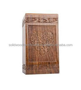 Handmade Wooden Urn <b>Box</b> <b>For</b> Adult <b>Ashes</b> Funeral human Urns Burial Urns With High Quality - Product Image 2