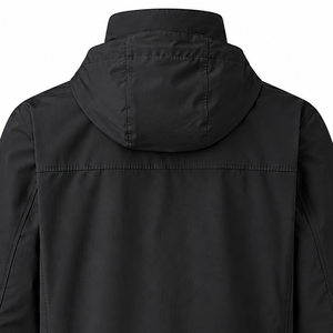 Windbreaker <b>Jacket</b> for <b>Men</b> <b>Lightweight</b> Outdoor Sports Water Resistant Full Zip Hooded Activewear Custom Outerwear Trade Producer - Product Image 6