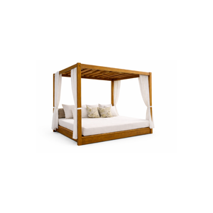 ARTERRA - Juego de Tumbonas de Teca Modernas de Primera Calidad para Exteriores, Acolchadas, de Lujo, Resistentes al Agua y a la Intemperie, para Playa, Hotel, Villa, Patio - Product Image 2