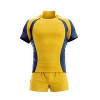 Ensemble d'uniformes de rugby unisexes pour jeunes et adultes, légers, à manches courtes, design personnalisable avec logo sur mesure