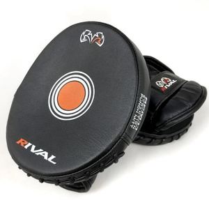 Rival Boxing <b>Punch</b> Mitts RPM-100 Pair <b>Set</b> PU Leather Black Durable Breathable All Seasons Protective Training Gear - Product Image 5