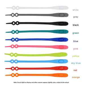 Lacets élastiques sans nœud de haute qualité pour chaussures et baskets pour enfants Vente en gros de couleurs vives - Product Image 6