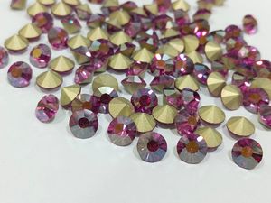 Piedras de Cristal Chatón con Brillo Color Durazno Claro, Rosa Claro, Rosa y Fucsia para la Fabricación de Joyas, Facetadas Premium - Product Image 6