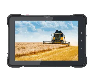 Tableta Android de 1000 NITs, computadora a bordo, Tractor agrícola, piloto automático, navegador GPS Motorrad construido, 4G, GPS, WIFI, CAN J1939
