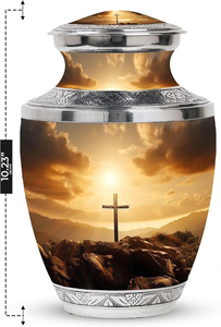 Urnas de Cremación de Latón para Cenizas de Adultos, Urnas Hechas a Mano para Hombres y Mujeres, Urnas Decorativas, Urnas Funerarias - Product Image 2