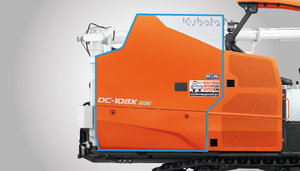 Pour Kubota DC-108X 108HP moissonneuse-batteuse de riz nouvel équipement agricole de haute qualité pour les ventes de moteurs de noyau de récolte de céréales - Product Image 5