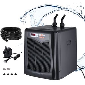 Enfriador de Agua Hidropónico de 110 Galones (416 L) para Acuarios, Compresor de Refrigeración Silencioso de 1/3 HP para Agua de Mar y Agua Dulce - Product Image 1