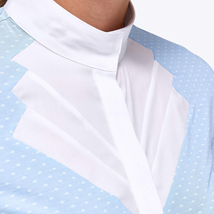 Camiseta de Equitación Elástica en 4 Direcciones de Alta Calidad, Capa Base para Competición, Camisa de Polo con Tela Técnica Suave al Tacto - Product Image 3