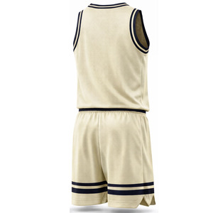 Ensemble d'uniformes de basketball personnalisés imprimés, maillot et short de basketball respirants en polyester par sublimation pour hommes, adultes, vêtements de sport d'équipe - Product Image 2